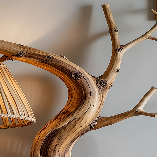 Tree Branch Driftwood Decorative Table Lamp