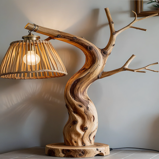 Tree Branch Driftwood Decorative Table Lamp